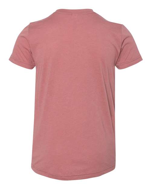 BELLA + CANVAS Youth Triblend Tee 3413Y Custom Embroidered Business Logo