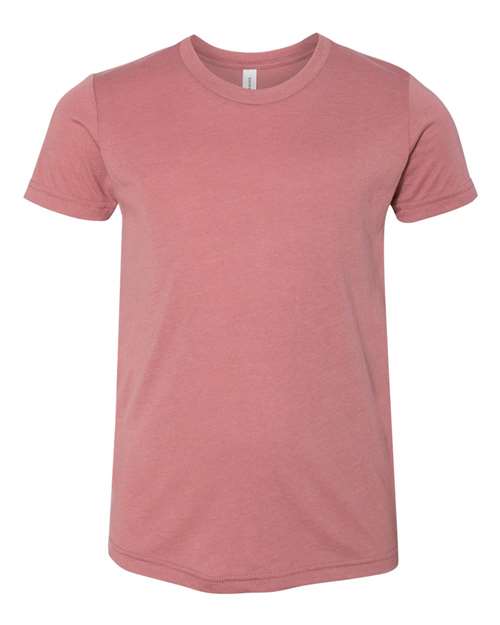 BELLA + CANVAS Youth Triblend Tee 3413Y Custom Embroidered Business Logo