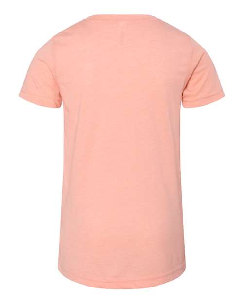 BELLA + CANVAS Youth Triblend Tee 3413Y Custom Embroidered Business Logo