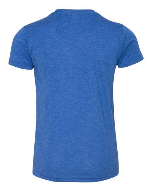 BELLA + CANVAS Youth Triblend Tee 3413Y Custom Embroidered Business Logo