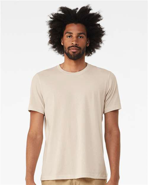 Custom Embroidered BELLA + CANVAS Jersey Tee 3001 Dust