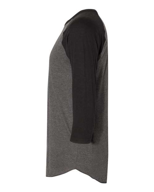 American Apparel 50/50 Raglan Three-Quarter Sleeve Tee BB453W