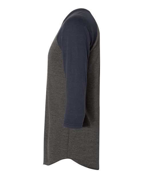 American Apparel 50/50 Raglan Three-Quarter Sleeve Tee BB453W