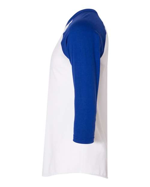American Apparel 50/50 Raglan Three-Quarter Sleeve Tee BB453W
