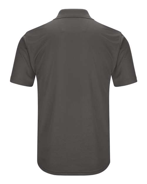 Red Kap Short Sleeve Performance Knit Pocketless Core Polo SK96 Burgundy Custom Embroidered Business Logo