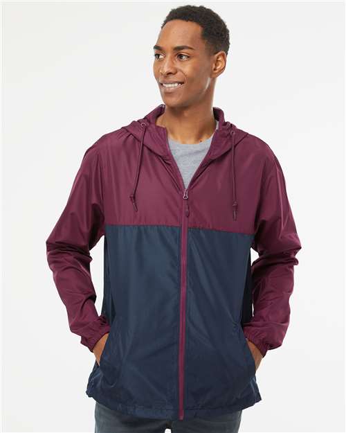Independent Trading Co. Men's Lightweight Windbreaker Full-Zip Jacket 5996