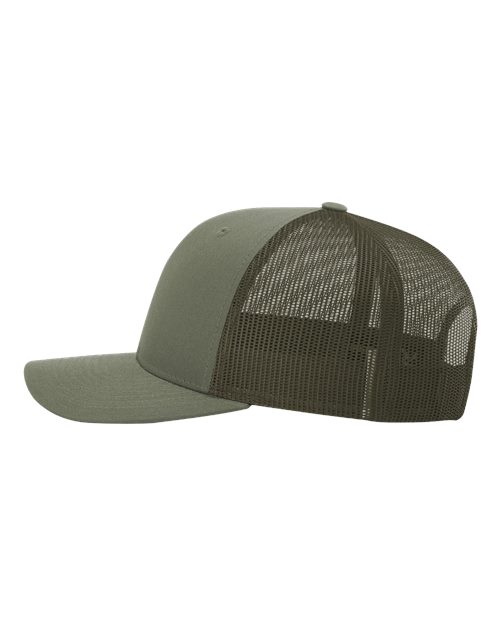 Richardson Snapback Trucker Cap 112 Loden Custom Embroidered Business Logo