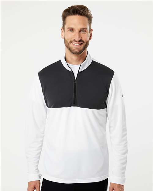 Custom Embroidered Adidas Lightweight Quarter-Zip Pullover A280
