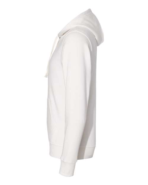 J. America Triblend Fleece Hooded Sweatshirt 8871 Antique White Triblend