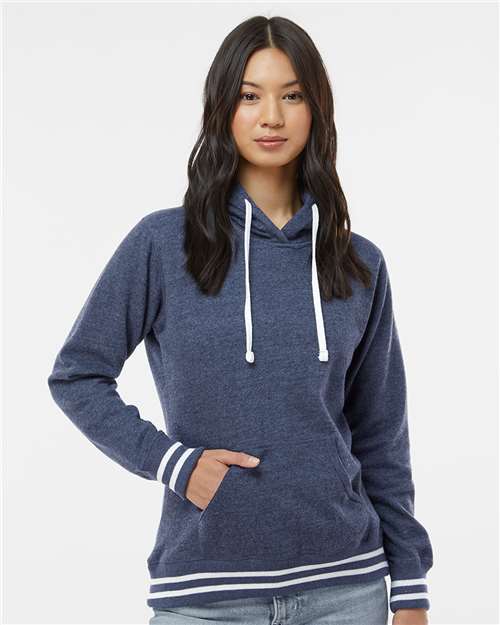Custom Embroidered J. America Women’s Relay Hooded Sweatshirt 8651