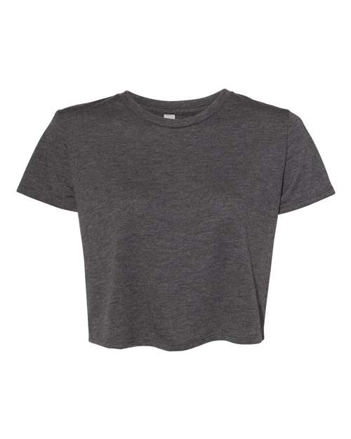 BELLA + CANVAS Women’s Flowy Crop Tee 8882 Custom Embroidered Business Logo