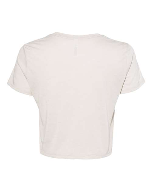 BELLA + CANVAS Women’s Flowy Crop Tee 8882 Custom Embroidered Business Logo
