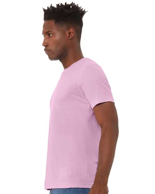BELLA + CANVAS Triblend Tee 3413 Lilac Triblend Custom Embroidered Business Logo