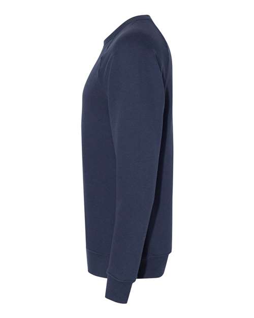 BELLA + CANVAS Sponge Fleece Raglan Crewneck Sweatshirt 3901 Navy
