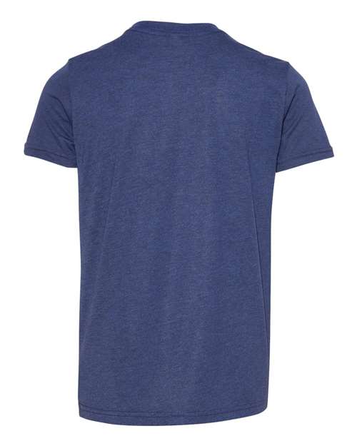 BELLA + CANVAS Youth Triblend Tee 3413Y Custom Embroidered Business Logo