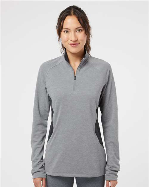 Custom Embroidered Adidas Women's Lightweight Quarter-Zip Pullover A281