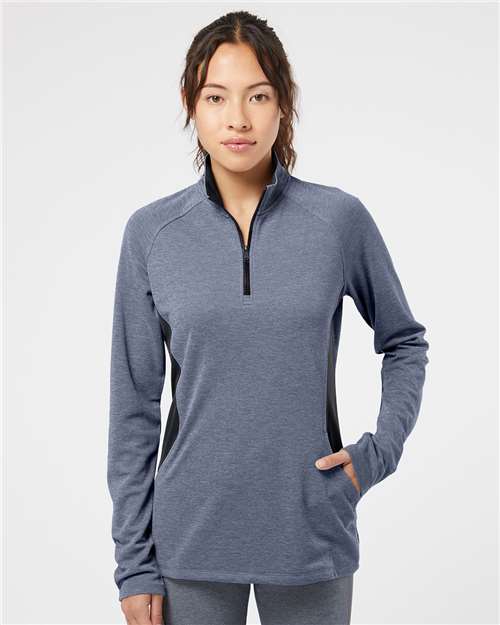 Custom Embroidered Adidas Women's Lightweight Quarter-Zip Pullover A281