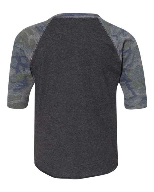 Rabbit Skins Toddler Baseball Fine Jersey Three-Quarter Sleeve Tee 3330