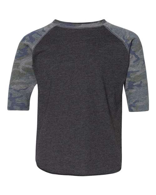 Rabbit Skins Toddler Baseball Fine Jersey Three-Quarter Sleeve Tee 3330