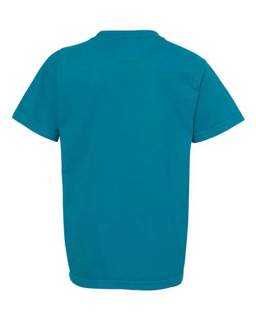 Comfort Colors Garment-Dyed Youth Heavyweight T-Shirt 9018 Terracotta Custom Embroidered Business Logo