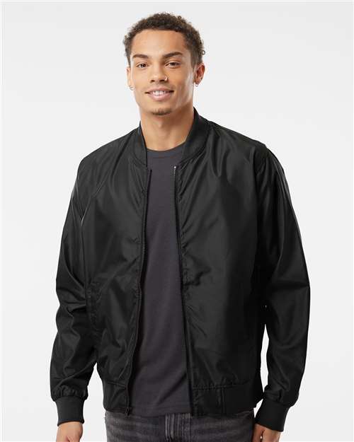 Custom Embroidered Independent Trading Co. Lightweight Bomber Jacket EXP52BMR