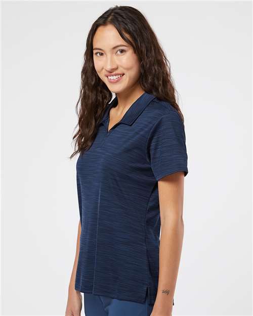 Adidas Women's Mélange Polo A403 Custom Embroidered Business Logo
