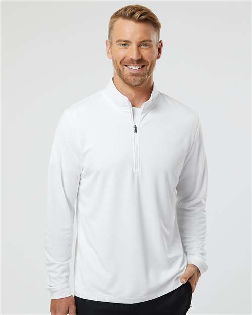 Custom Embroidered Adidas Lightweight Quarter-Zip Pullover A401