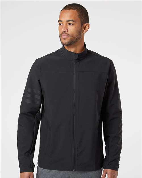 Custom Embroidered Adidas 3-Stripes Full-Zip Jacket A267