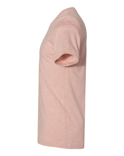BELLA + CANVAS CVC Jersey Tee 3001CVC Heather Prism Peach
