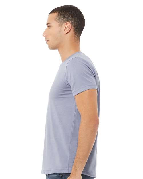 BELLA + CANVAS CVC Jersey Tee 3001CVC Heather Blue Storm