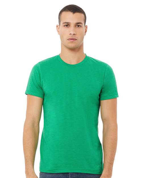 Custom Embroidered BELLA + CANVAS CVC Jersey Tee 3001CVC Heather Kelly
