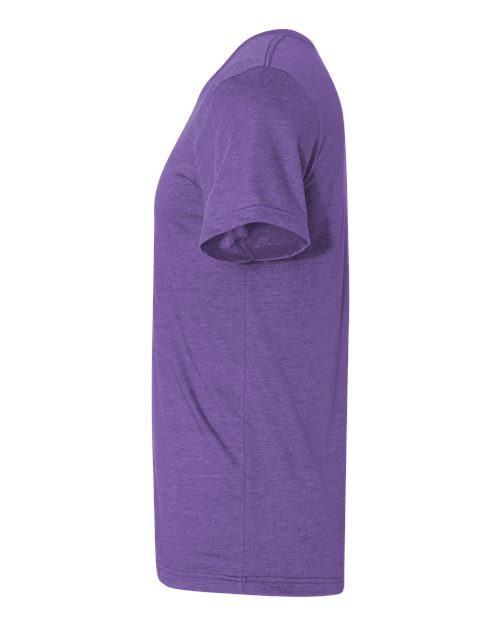 BELLA + CANVAS CVC Jersey Tee 3001CVC Heather Team Purple