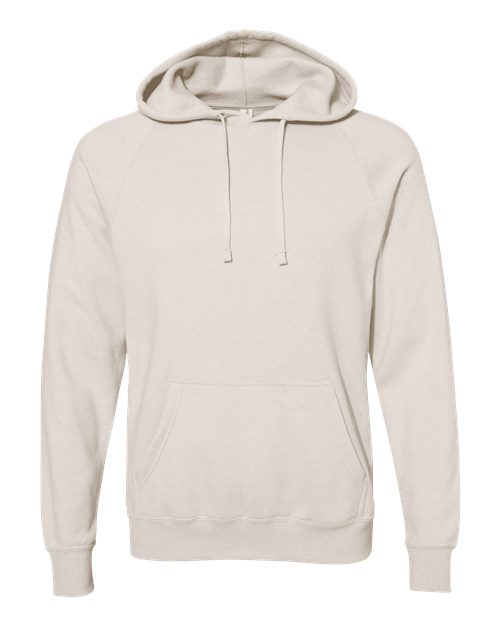 Independent Trading Co. Special Blend Raglan Hooded Sweatshirt PRM33SBP Custom Embroidered Business Logo