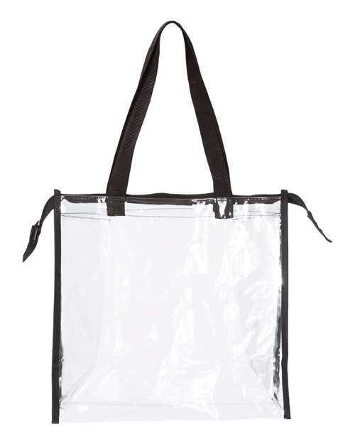 OAD OAD Clear Zippered Tote with Full Gusset OAD5006