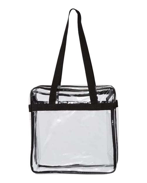 OAD OAD Clear Tote with Zippered Top OAD5005