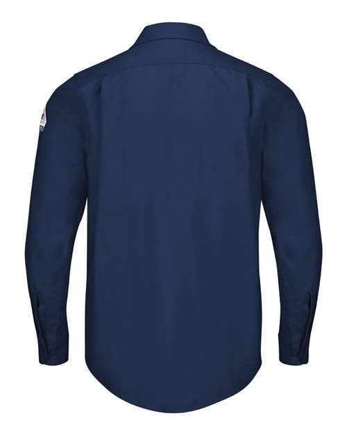 Custom EmbroideredBulwark Men's iQ Series Endurance Work Shirt 8022 Navy