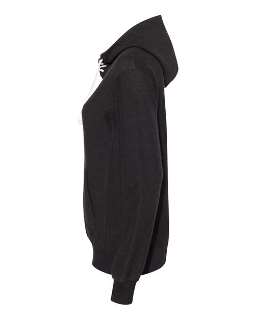 J. America Women’s French Terry Sport Lace Scuba Hooded Pullover 8694