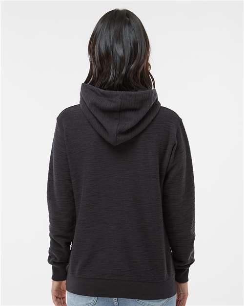 J. America Women’s French Terry Sport Lace Scuba Hooded Pullover 8694