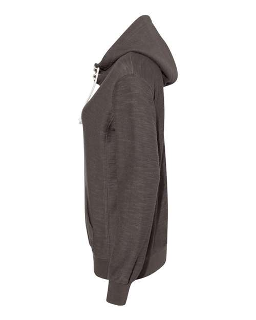 J. America Women’s French Terry Sport Lace Scuba Hooded Pullover 8694