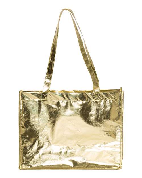 Liberty Bags Metallic Large Tote A134M Custom Embroidered Business Logo
