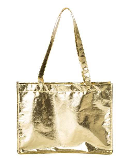 Liberty Bags Metallic Large Tote A134M Custom Embroidered Business Logo