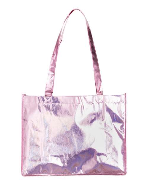 Liberty Bags Metallic Large Tote A134M Custom Embroidered Business Logo