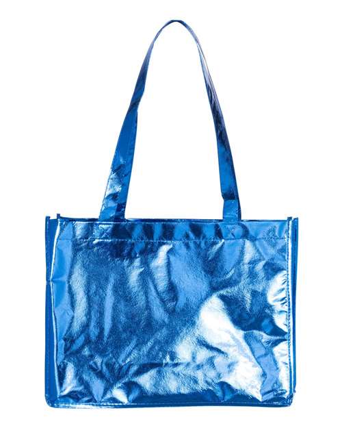 Liberty Bags Metallic Large Tote A134M Custom Embroidered Business Logo