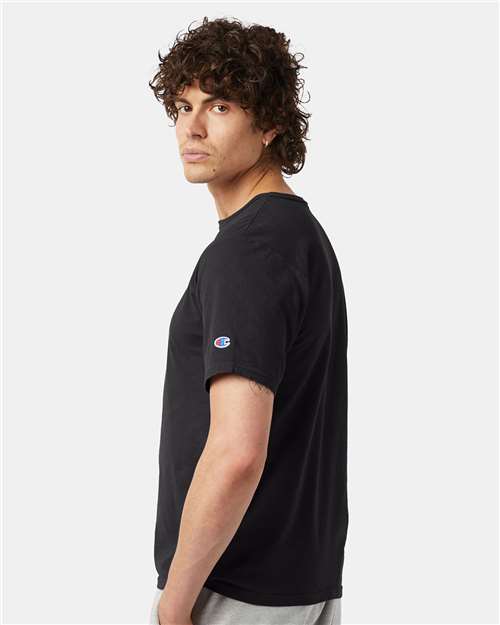 Champion Garment-Dyed T-Shirt CD100 Custom Embroidered Business Logo