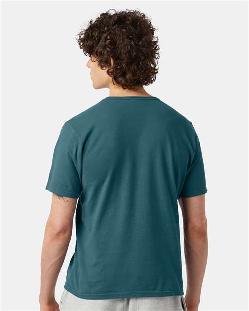 Champion Garment-Dyed T-Shirt CD100 Custom Embroidered Business Logo