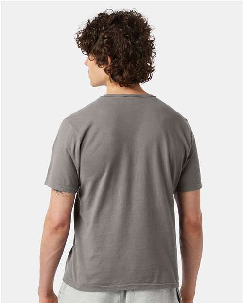 Champion Garment-Dyed T-Shirt CD100 Custom Embroidered Business Logo