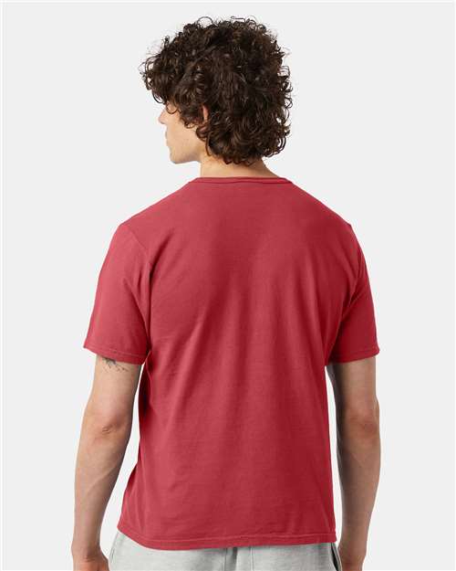 Champion Garment-Dyed T-Shirt CD100 Custom Embroidered Business Logo