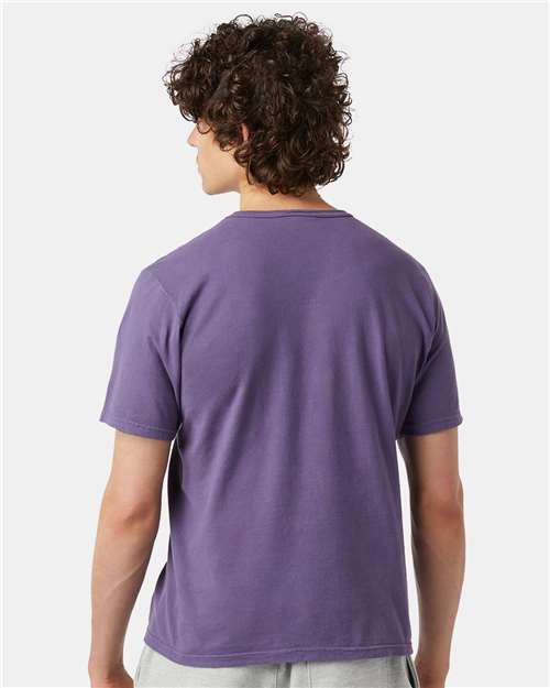 Champion Garment-Dyed T-Shirt CD100 Custom Embroidered Business Logo