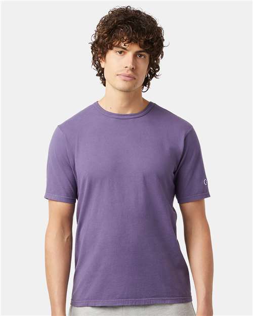 Custom Embroidered Champion Garment-Dyed T-Shirt CD100