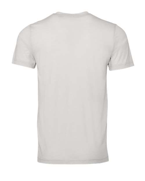 BELLA + CANVAS Triblend Tee 3413 Cement Triblend Custom Embroidered Business Logo